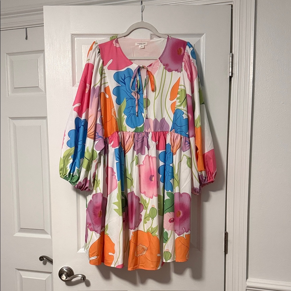 Chic Soul Colorful Floral Dress
